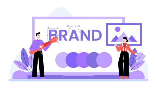 Brand design project featuring collaboration between two individuals. Ideal for marketing agencies, branding consultants, and creative design teams.