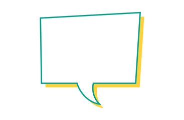 四角　シンプル吹き出し