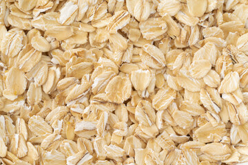 オートミール（ロールドオーツ）のクローズアップ