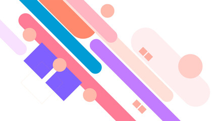 ABSTRACT BACKGROUND COLORFUL DESIGN WITH DIAGONAL GEOMETRIC SHAPES VECTOR TEMPLATE GOOD FOR MODERN WEBSITE, WALLPAPER, COVER DESIGN 
