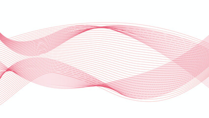 red and white abstract background wave