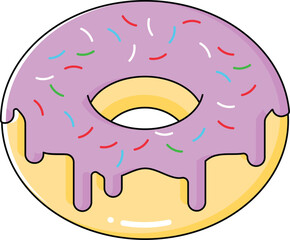 purple donut