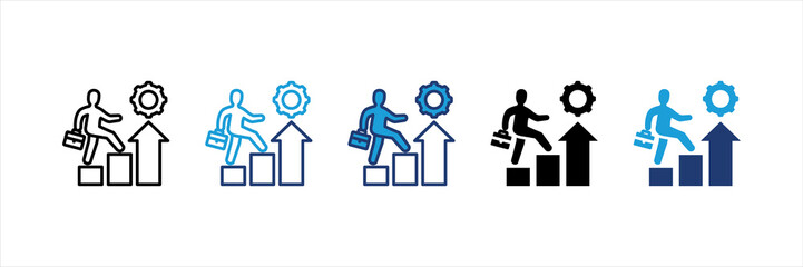 Career Development Multi Style Icon Set