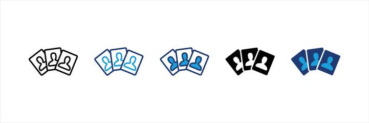 Candidates Multi Style Icon Set