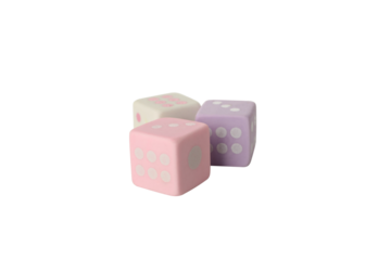 PNG, Playing dice, isolated on white background