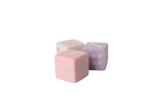 PNG, Playing dice, isolated on white background