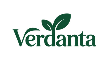 Verdanta Logo - Green Leaf Design