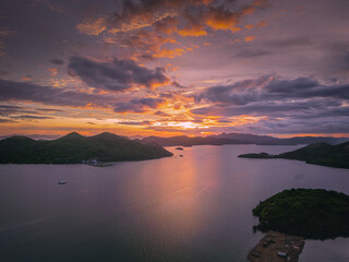 Tropical aerial photography of Coron, Palawan, a must-visit travel destination in the Philippines.