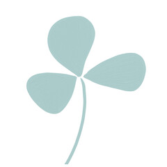 Three leaf clover isolated, trasnparent png
