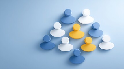 Inclusive profit model icon concept showcasing collaborative structure for sustainable economic growth and shared success