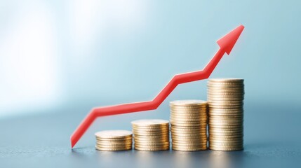 Conceptual illustration of a quantum-enabled debt-to-growth expansion simulator icon design representing financial innovation