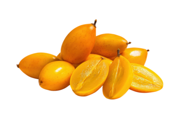 Cluster of uvaia segments mapped for data-viz overlays in superfruit research articles and diet apps