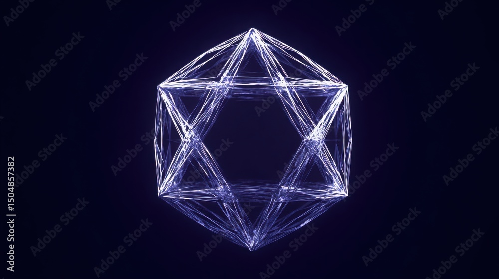 Poster quantum optimized harmonic structure matching engine icon with intricate design representing advance