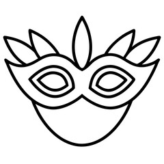Obraz premium Party-mask-icon 