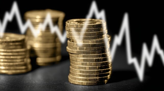 Quantum simulated capital flow fibonacci oscillator icon depicting advanced financial modeling and market behavior insights