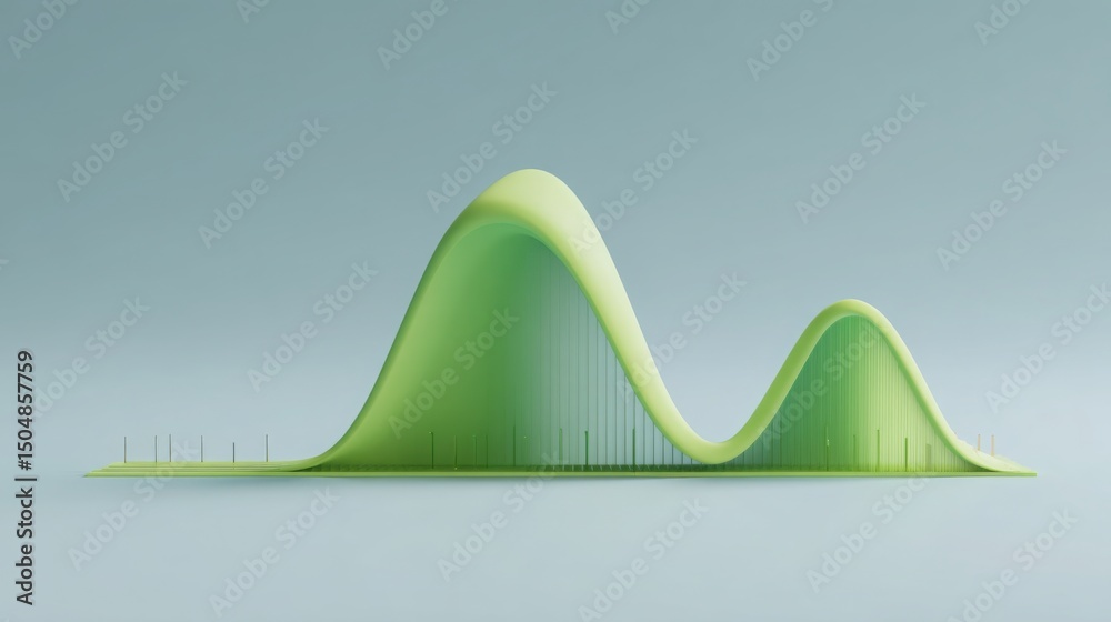 Poster quantum structured trend leg classification tool icon concept representing advanced data analysis an