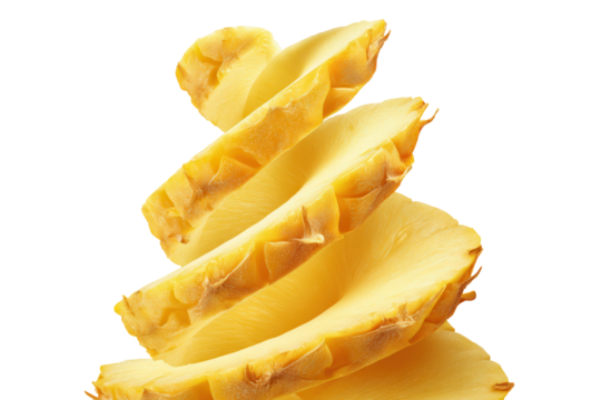 Aligned pineapple disks on transparent background bring sunny geometry to popsicle-pack patterns and fruity-cider can art