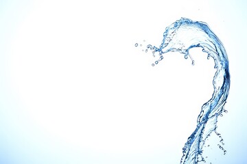 Obraz premium Abstract Water Splashing in a Dynamic Flow