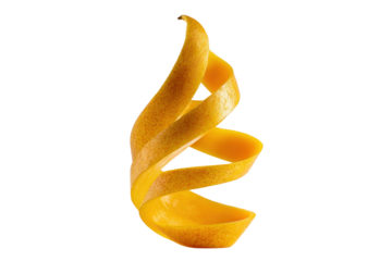Variant green-mango spiral pose on transparent background ideal for detox-drink infographics and social-media posts