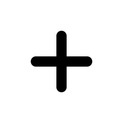 cross on white background