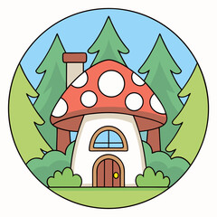 Mushroom house