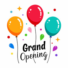 Grand opening  balloons