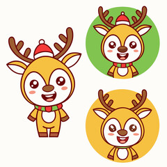 set of funny animals