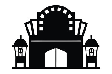 house with a roof HD  on white background  Stock