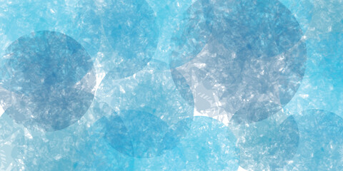 青　円　和紙　背景