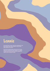 Quirky Dreamscape poster design
