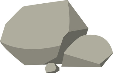 Grey Rocks Illustration