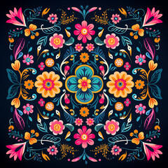 mandala floral pattern