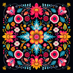 mandala floral pattern