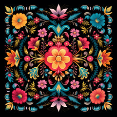 mandala floral pattern