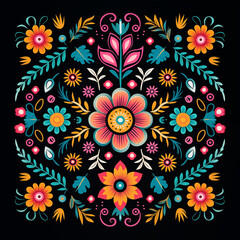 mandala floral pattern