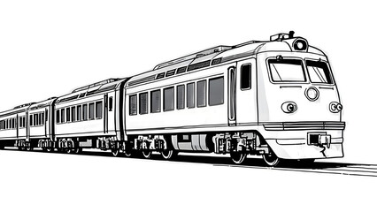 train on the railway