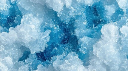 Stunning Blue Ice Texture Background Cool Winter Frozen