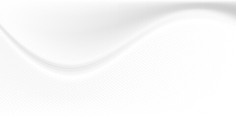 Futuristic gray white abstract background. shining wave lines pattern for banner, wallpaper, cover