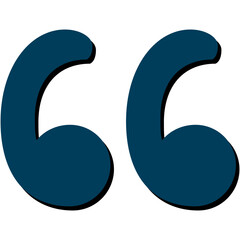 Quotation Mark. Quotation mark for quote text in fun and quirky style. Set of quote mark. Quote sign, symbols. Vector illustration.