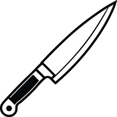 knife isolated on white background