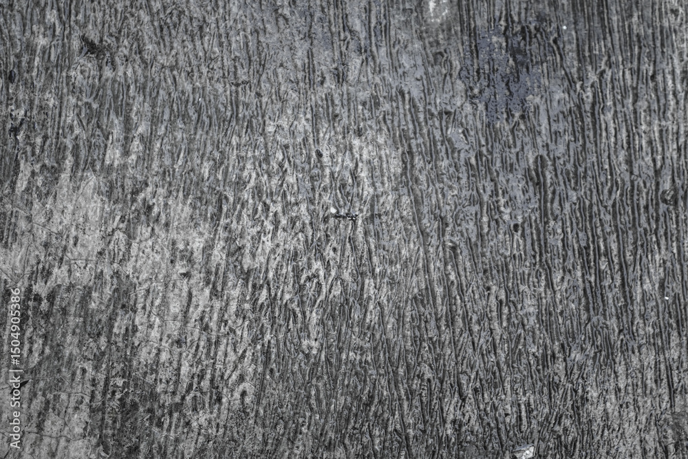 Poster monochrome surface design showcases irregular pattern and texture that invites viewers to explore it