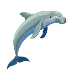 Fototapeta premium Dugong jump Adobe Illustrator Artworkisometric vector illustration with clean geometry and modern design