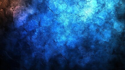 Abstract Blue Texture Background Dark Grunge Wall Design