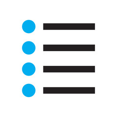 Fototapeta premium bullet list symbol