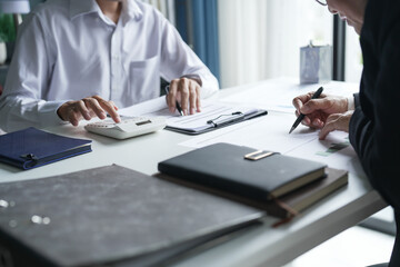 Business People Meeting Design Ideas professional investor working new start up project. Concept. business planning in office