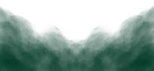 Green clouds. Clouds with transparent background of green color. Bottomless clouds. Clouds PNG. Cloud frames loose clouds and backgrounds with cloud textures with transparencies.