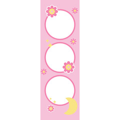 Cute photostrip photobooth frame