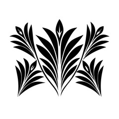 Modern floral art deco seamless pattern. Vector damask illustration with leaves. Decorative botanical background.Vector gold leaf pattern. Floral luxury wallpaper, art deco botanical illustration.	