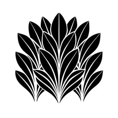 Modern floral art deco seamless pattern. Vector damask illustration with leaves. Decorative botanical background.Vector gold leaf pattern. Floral luxury wallpaper, art deco botanical illustration.	