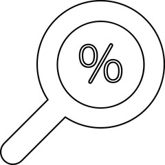 Magnifying Glass Icon for Search and Focus Tools
